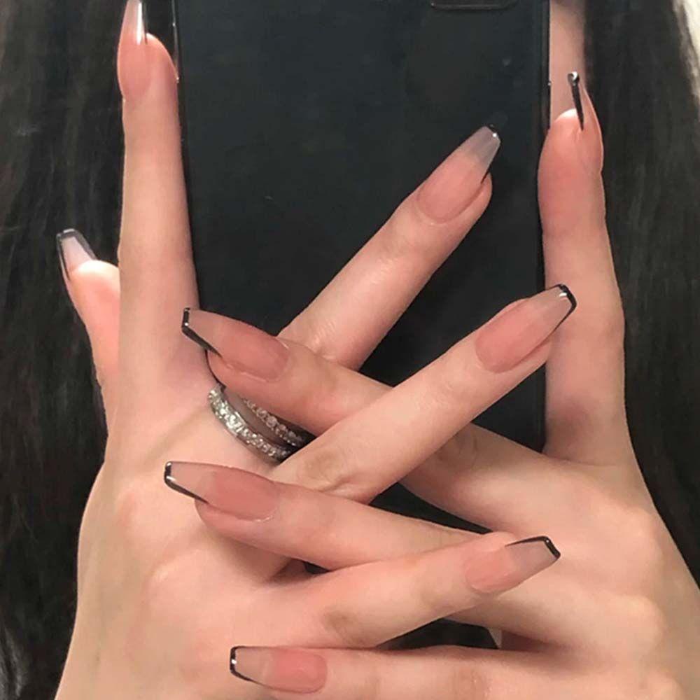 Bộ Móng Tay Giả Dạng Nhấn Phong Cách Vintage