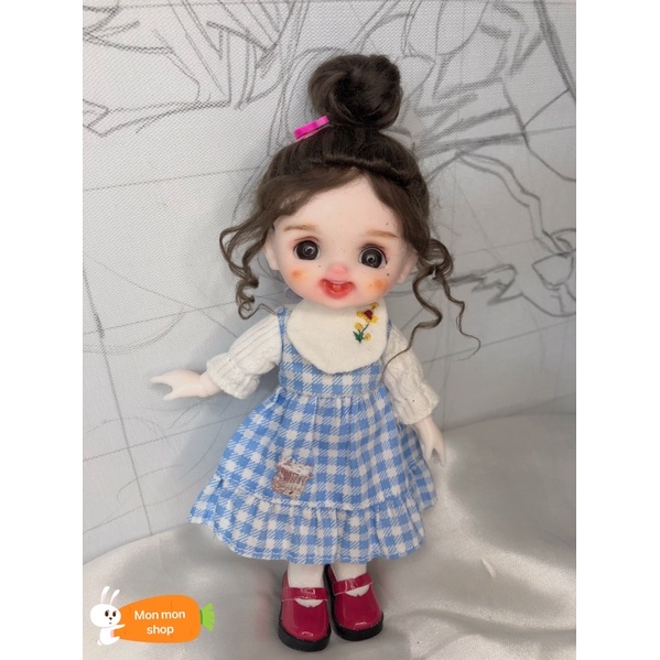 Búp bê babolyi 1/8 mặt cười má tàn nhang