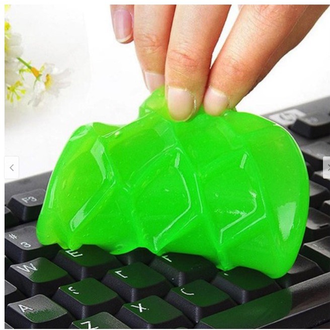 Bùn Gel Silicon Vệ Sinh Bàn Phím Máy Tính Gel Silicon Lau Bụi Xe Ô Tô Điện thoại Đa Năng