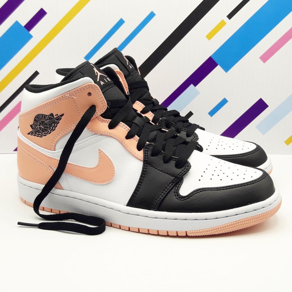 GIÀY ĐI CHƠI NỮ JORDAN 1 MID CRIMSON TINT, CAM KẾT CHÍNH HÃNG 100%, CHECK FAKE ĐỀN GẤP ĐÔI