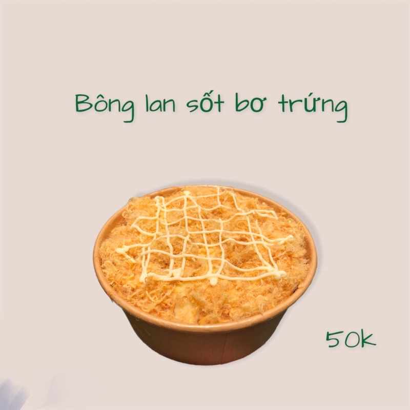 BÁNH BÔNG LAN SỐT BƠ TRỨNG