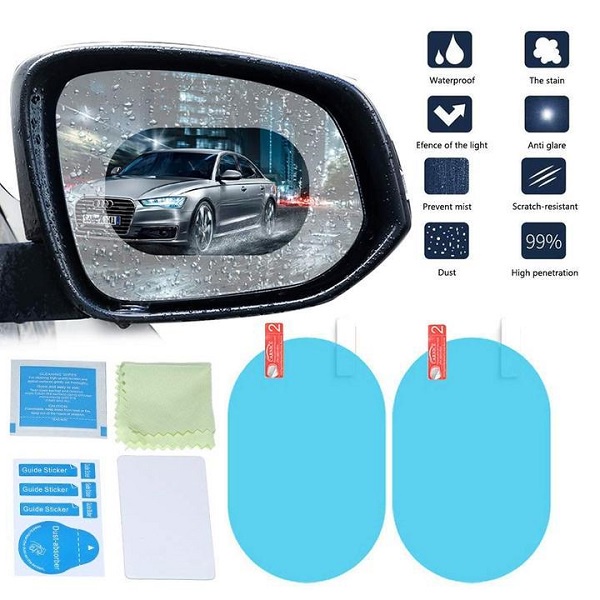 Combo 2 miếng dán Film  Nano chống bám nước mưa , chống chói  Baseus Rainproof Film 0.15mm dùng cho kính hậu xe ô tô