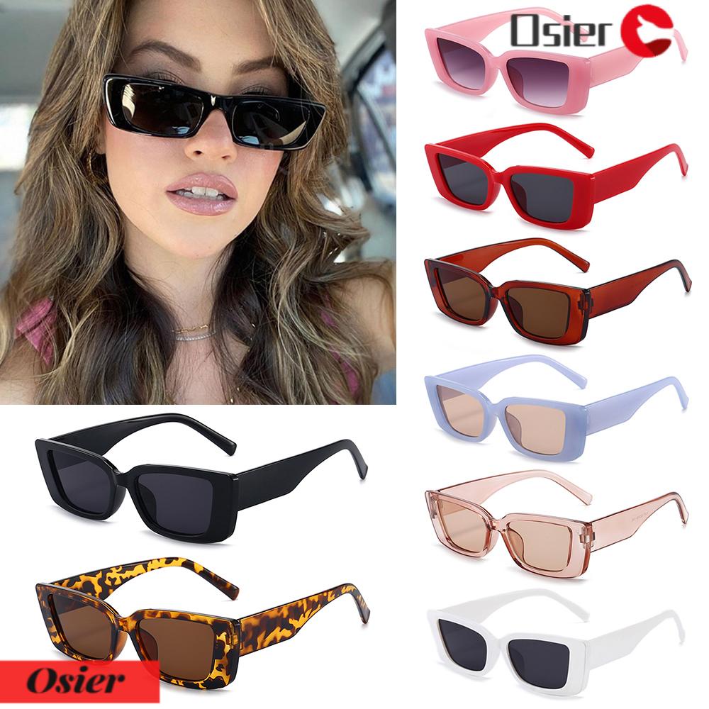 Kính Mát Hình Chữ Nhật Chống Tia Uv400 Màu Sắc Kẹo Ngọt 1 # OSIER1