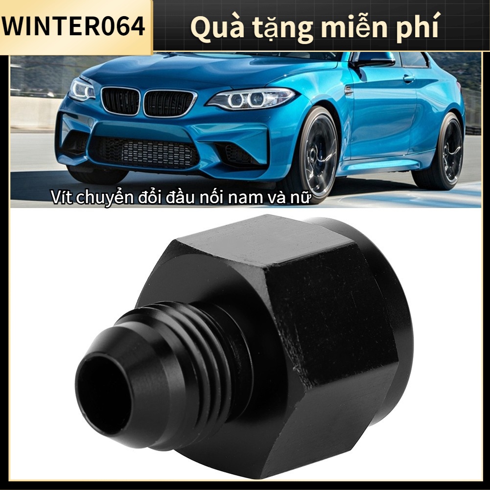 Bộ chuyển đổi đầu nối bộ làm mát dầu 8AN đến 6AN Nhôm CNC AN8 nữ -AN6 nam  Winter064