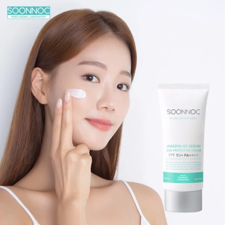 Kem Chống Nắng Không Gây Kích Ứng Soonnoc Amazon No Sebum Sun Protection Cream GomiMall