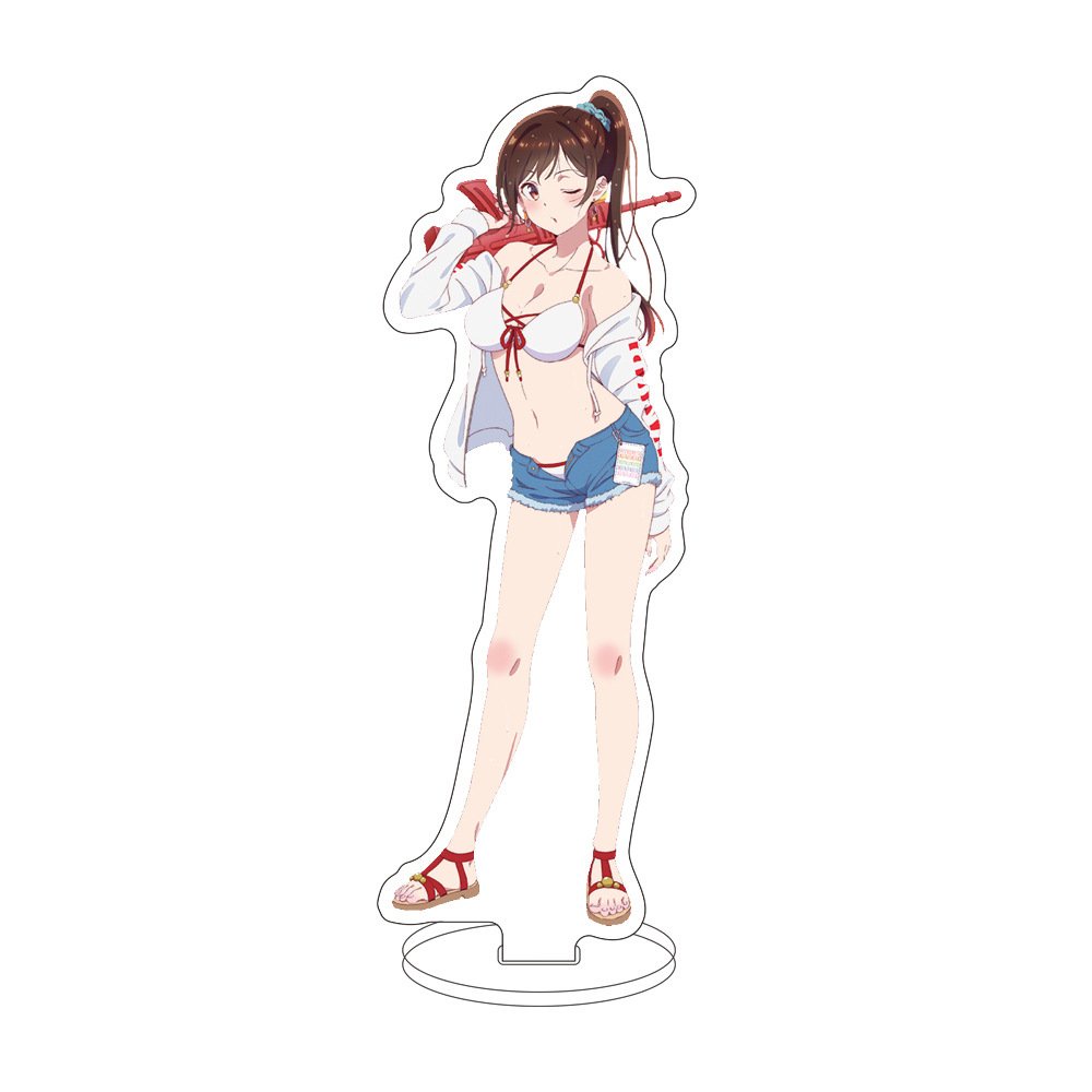 Standee DỊCH VỤ THUÊ BẠN GÁI Kanojo, Okarishimasu ver SEXY acrylic standee anime mica chibi trang trí trưng bày mô hình