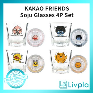 Ly Thủy Tinh In Hình Nhân Vật Kakao Friends 4p / Drinking / Cham Yi Seul /