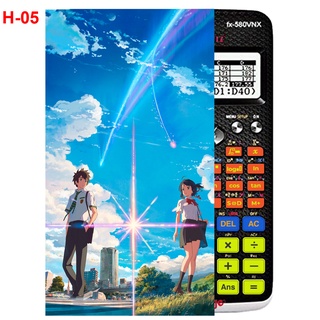 Decal Máy tính CASIO fx570, fx580...anime Your Name (các mẫu)