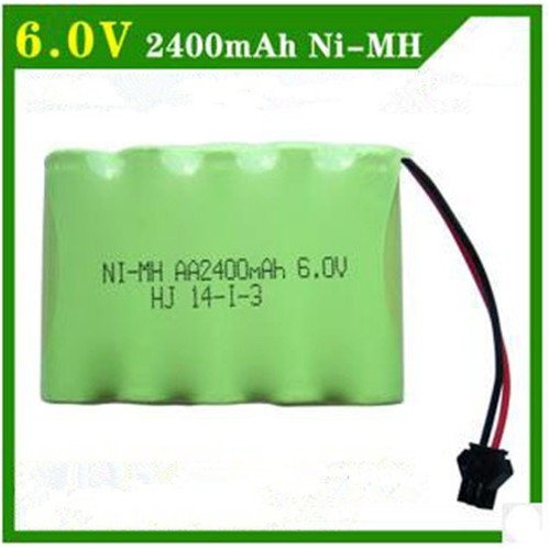 Pin + sạc 6v 2400mah NI-MH đồ chơi điều khiển từ xa