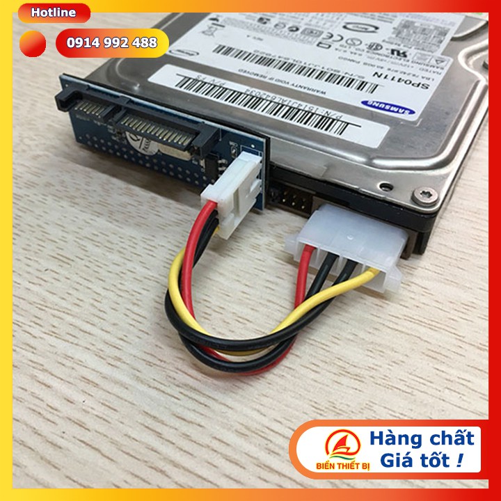 Card chuyển đổi HDD ATA 40Pin sang SATA.  Sử dụng cho ổ cứng HDD ATA  40pin 3.5 inch
