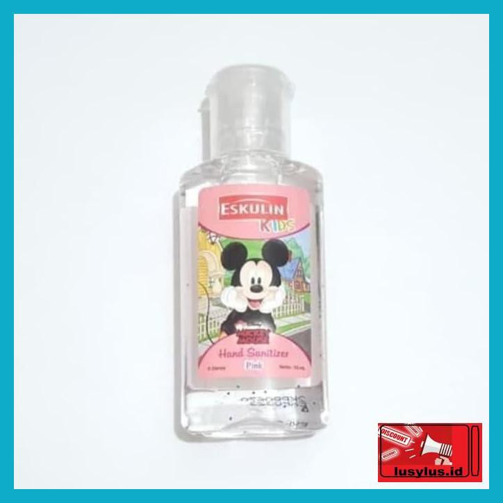 (Hàng Mới Về) Gel Rửa Tay Khử Trùng Hình Chuột Mickey Màu Hồng 50ml Gt7Rft- Eskuline Cho Bé