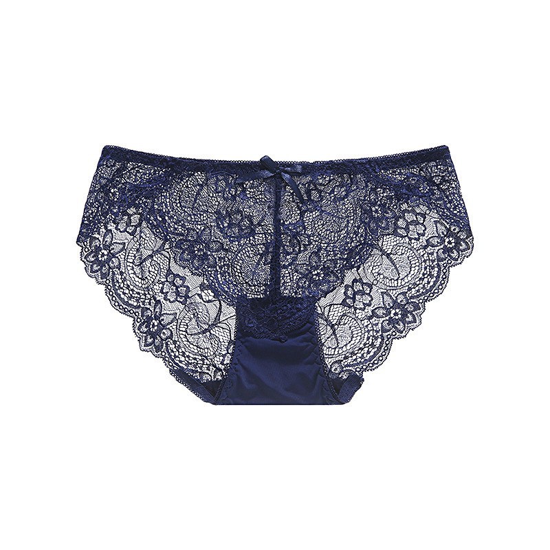 Quần Lót Nữ - Quần Lót Ren Sexy xuất Nhật mền mại trong suốt viền bèo điệu đà DAN STORE Mã 903