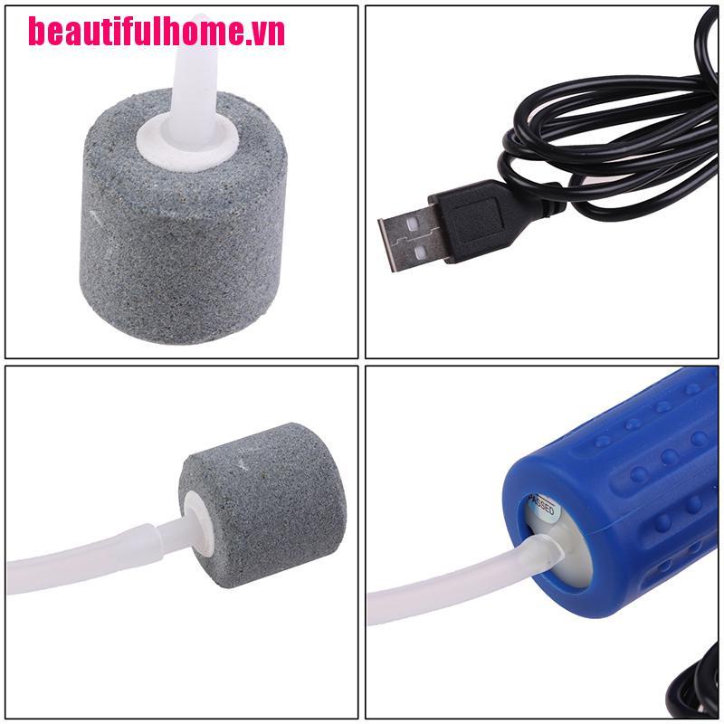 Máy Bơm Oxy Mini Cổng Usb Cho Bể Cá