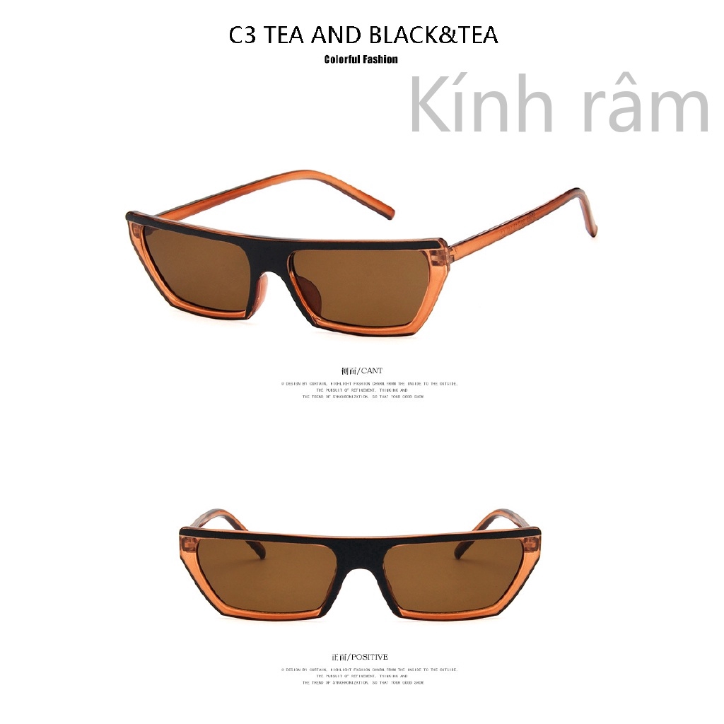 Kính mát thể thao gọng vuông cao cấp cho nam &amp; nữ
