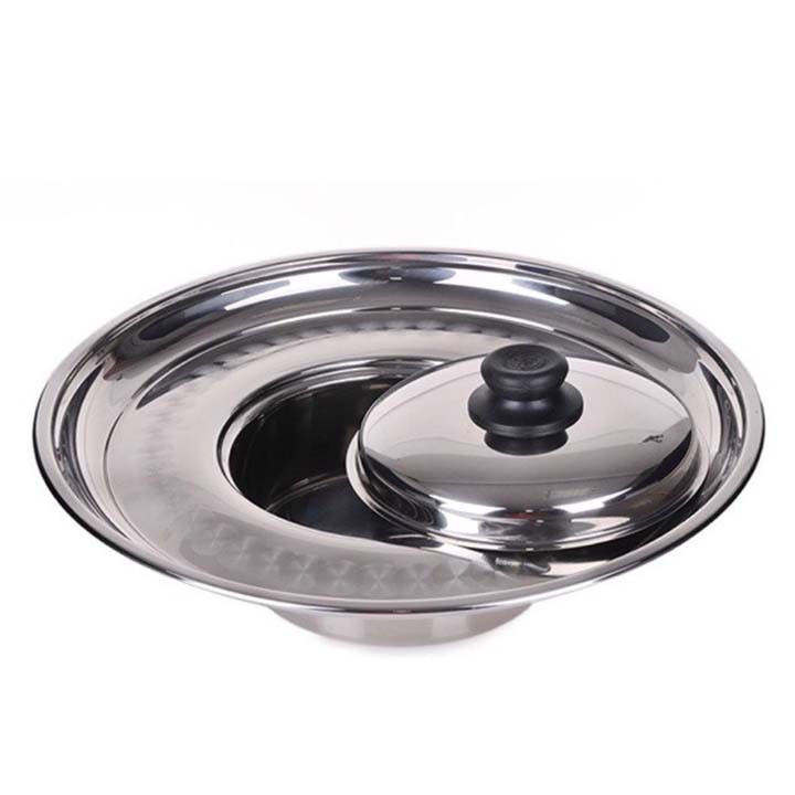 Nồi lẩu inox mâm vành cao cấp Thaphafac 16cm nồi lẩu sống inox