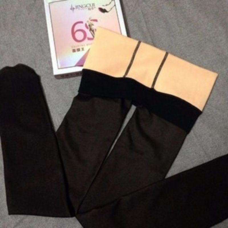 Quần tất đánh lừa thị giác, quần 2 da 3d6s