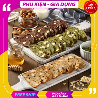 Bánh ngũ cốc nướng ăn kiêng Biscotti, bánh ngũ cốc không đường nguyên cám 3 vị