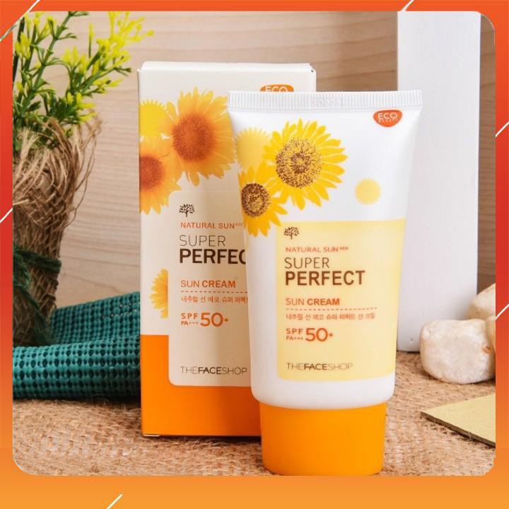 Kem Chống Nắng Tinh Chất Mầm Hoa Hướng Dương Super Perfect Sun Cream SPF 50PA+++