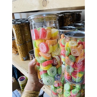 1 Kg Kẹo dẻo trái cây xoắn ốc bọc đường thơm ngon - bánh kẹo đồ ăn vặt - tết