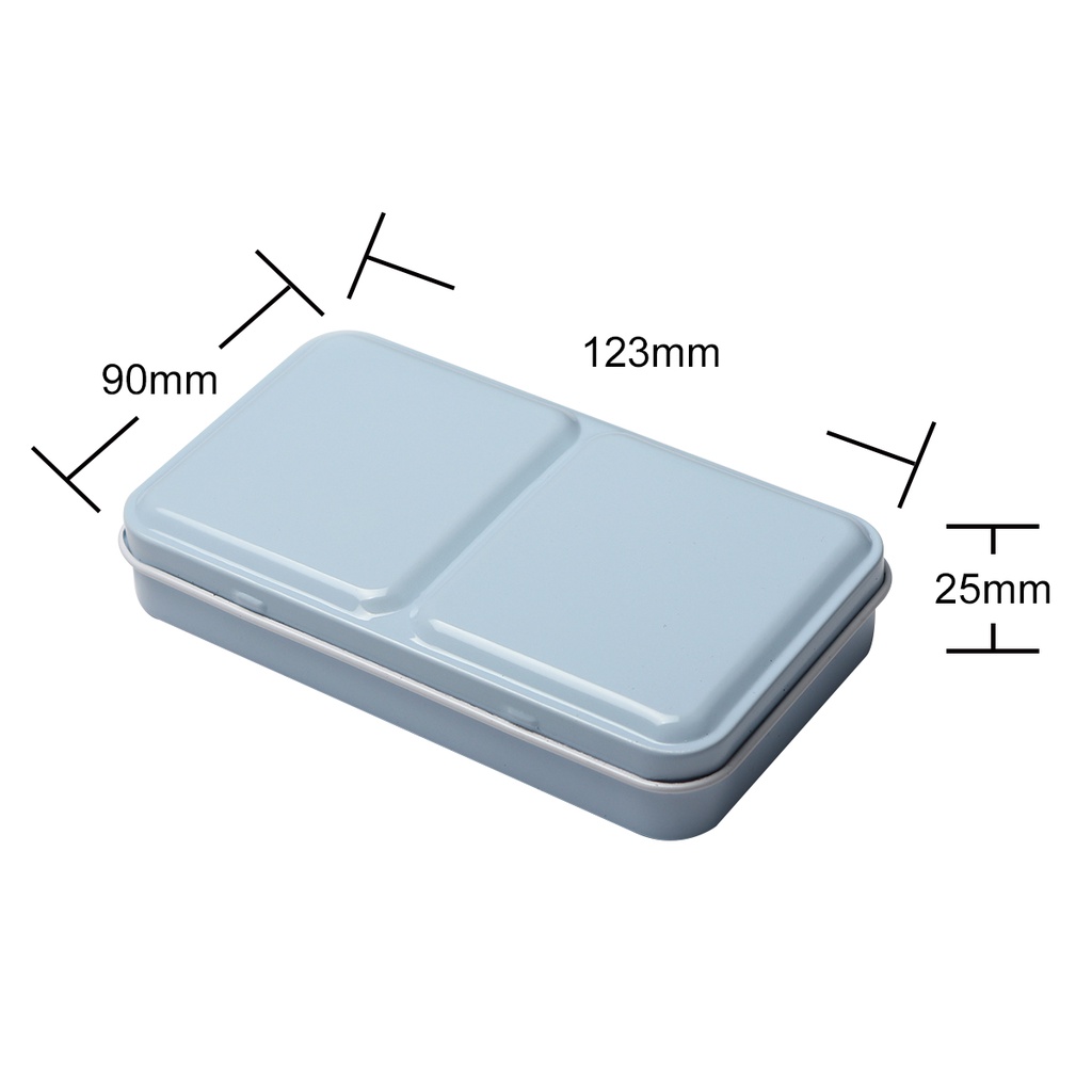 Hộp màu nước SeamiArt 12 màu Morandi bằng thiếc dùng cho vẽ hoạt hình và tranh chân dung