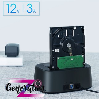 Dock Đọc Ổ Cứng HDD/SSD 2 Cổng SATA 2.5/3.5" 12TB, Tốc độ UASP 6Gbps Ugreen 50845