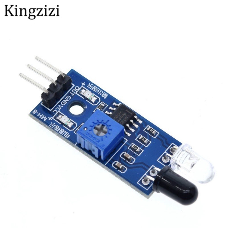 Set 5 module cảm biến hồng ngoại IR tránh chướng ngại vật 3 dây phản quang cho xe hơi robot Arduino