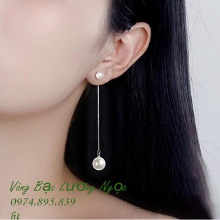 Bông tai bạc nữ trai dài xinh đẹp