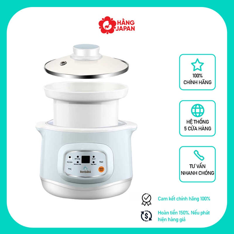 Nồi nấu chậm đa năng Bonbebe BB-38 thông minh mẫu mới