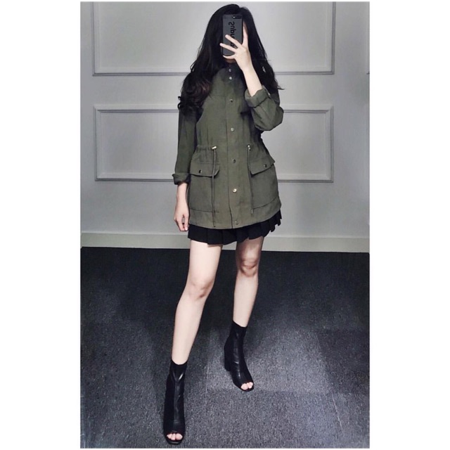 #zara ÁO KHOÁC KAKi