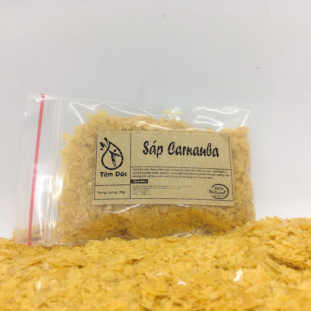 Sáp carnauba cao cấp thiên nhiên 100% từ cây cọ