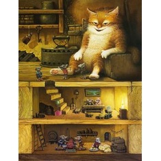 Bộ Tranh Đính Đá 5d Họa Tiết Chú Mèo Độc Đáo Kích Thước 30x40cm Diy Dùng Trang Trí Nhà Cửa