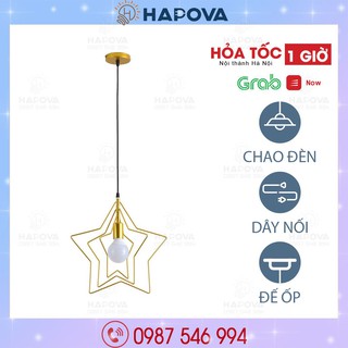 Đèn thả trang trí shop quần áo ngôi sao kép HAPOVA SOPHI 0070/1