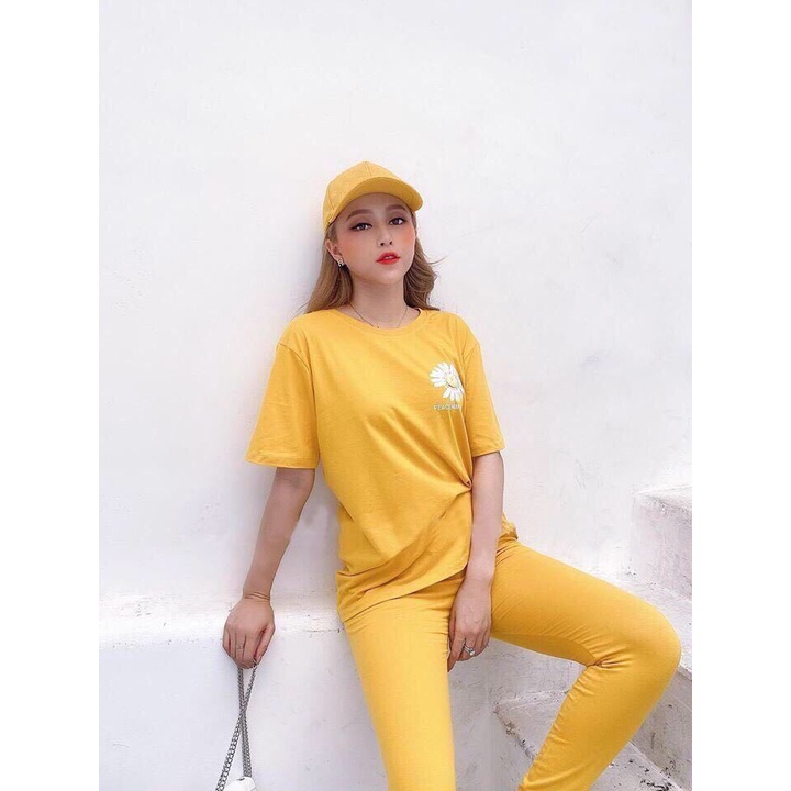 SÉT BỘ THỜI TRANG DÀI HOA CÚC SIÊU DỄ THƯƠNG