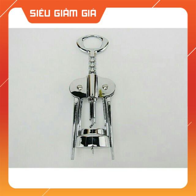 Dụng cụ khui rượu vang, mở rượu vang inox, đồ khui rượu vang bằng inox 304