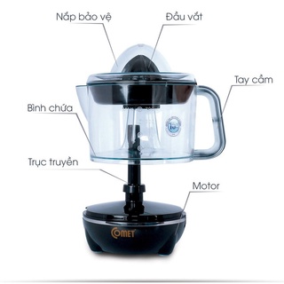 Máy Vắt Cam Comet CM9924 (0.7 Lít) - Đen