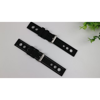 Dây đồng hồ cao su đục lỗ