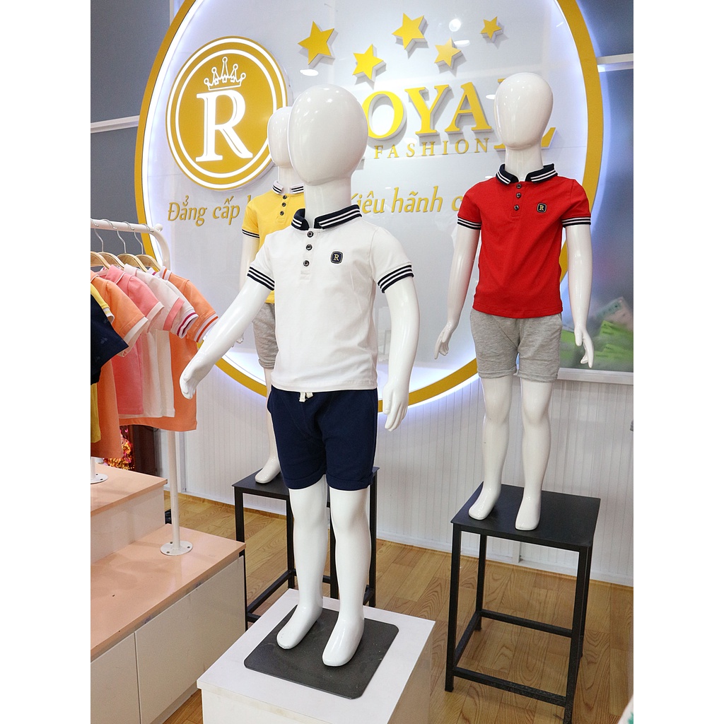 Combo 2 áo Polo cho Bé Trai cao cấp (9-29kg)- Royal KIDS