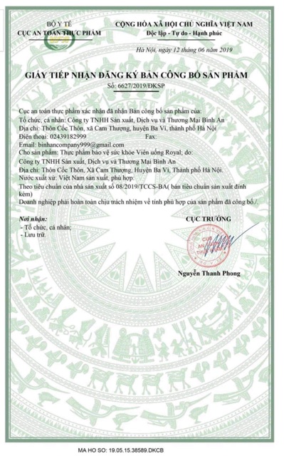 Viên uống trắng da mờ nám ROYAL. Hàng chính hãng. | Thế Giới Skin Care