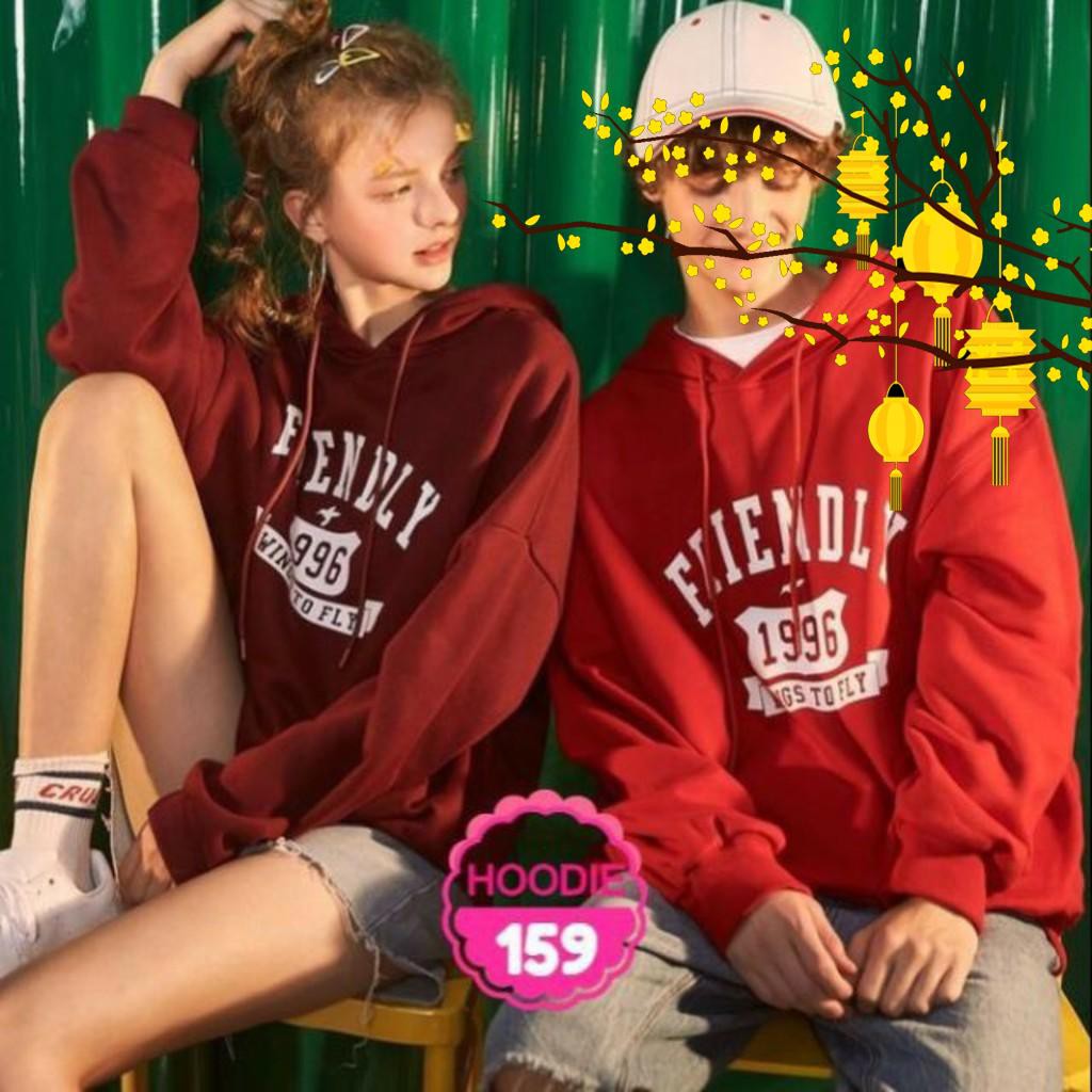 <Giá sỉ> ÁO KHOÁC NAM NỮ HOODIE NỈ DÀY DẶN,PHỐI HÌNH Dễ thương