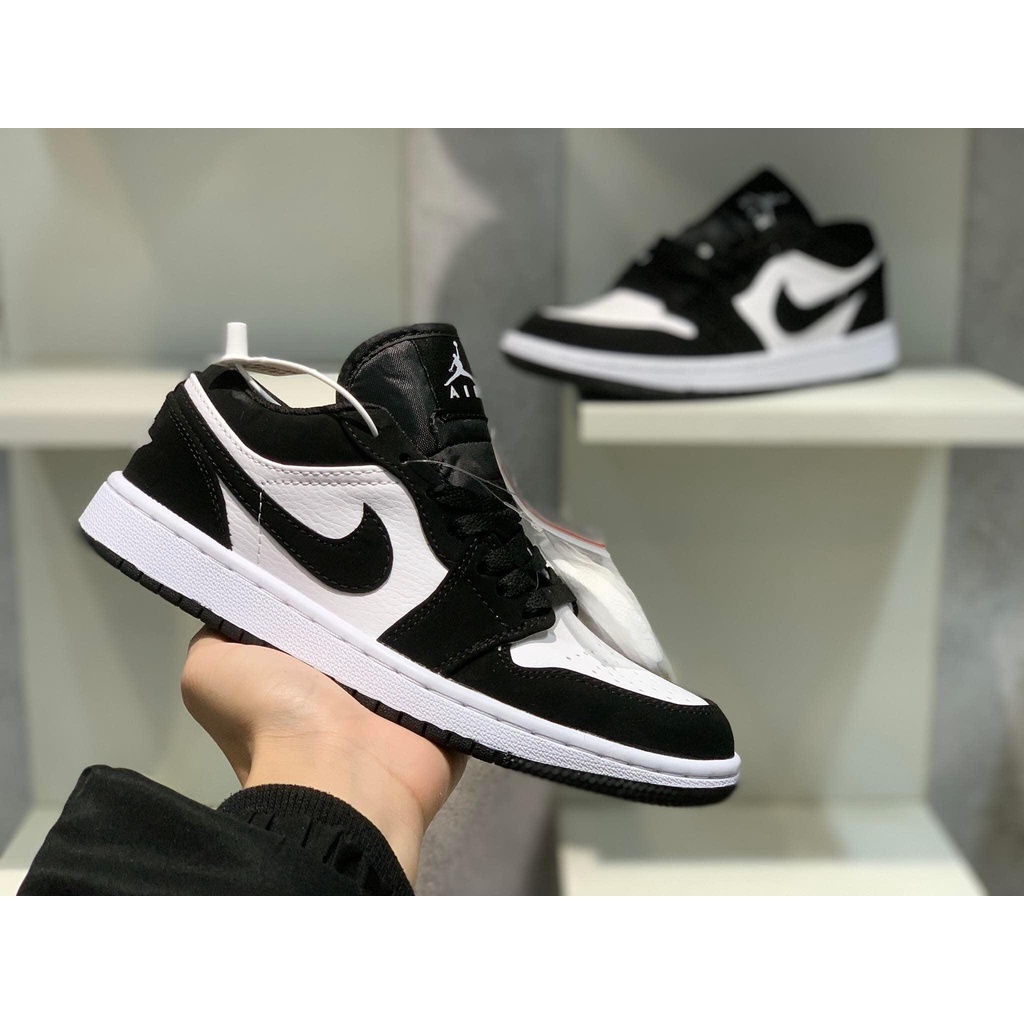 Giày jordan 1 cổ thấp hàng cao cấp jd1 các màu đen trắng low bản đẹp full size 36-43 hot hit