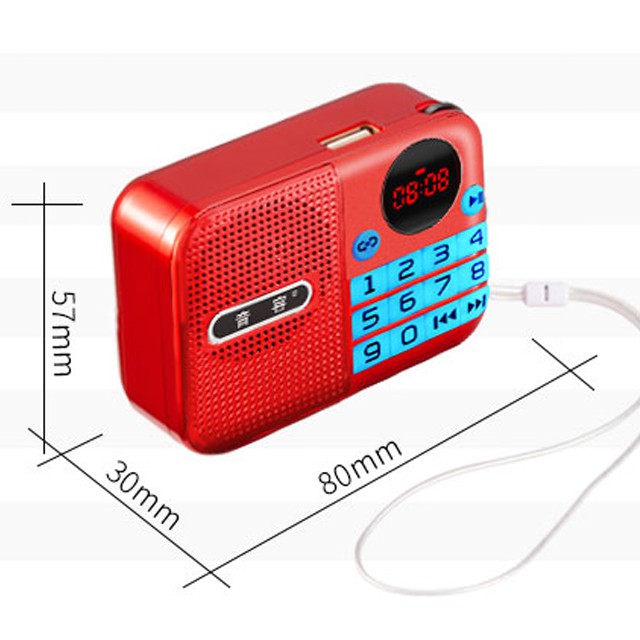 { BIG SALE } Loa Nghe Nhạc Mini Kiêm Đài Radio FM B-832 Hỗ Trợ Thẻ Nhớ, USB, Jack 3.5 Thiết Kế Nhỏ Gọn Tiện Lợi