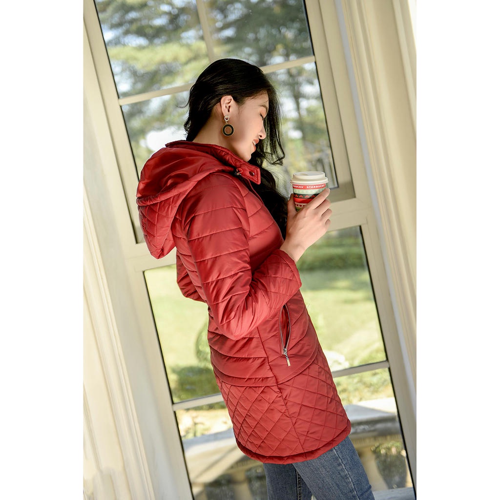 Áo phao có cúc bấm ở cổ MMOutfit AP082005