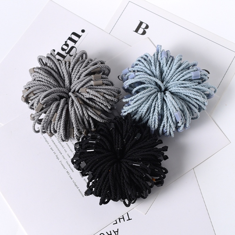 Dây Buộc Tóc Cao Su Co Giãn Họa Tiết Hoạt Hình Dễ Thương Cho Bé