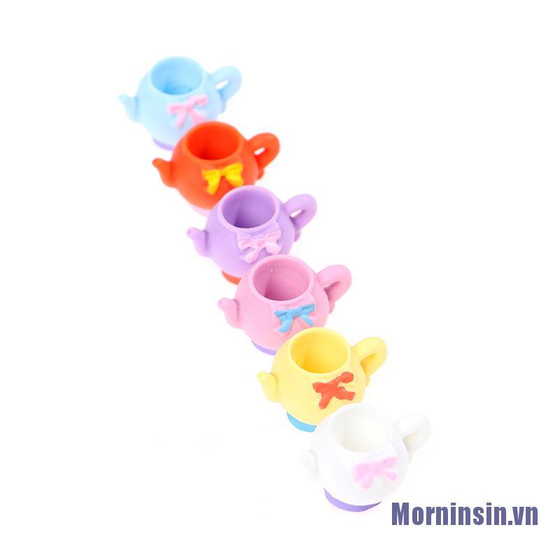 Set 5 Ấm Trà Mini Tỉ Lệ 1: 12 Trang Trí Nhà Búp Bê