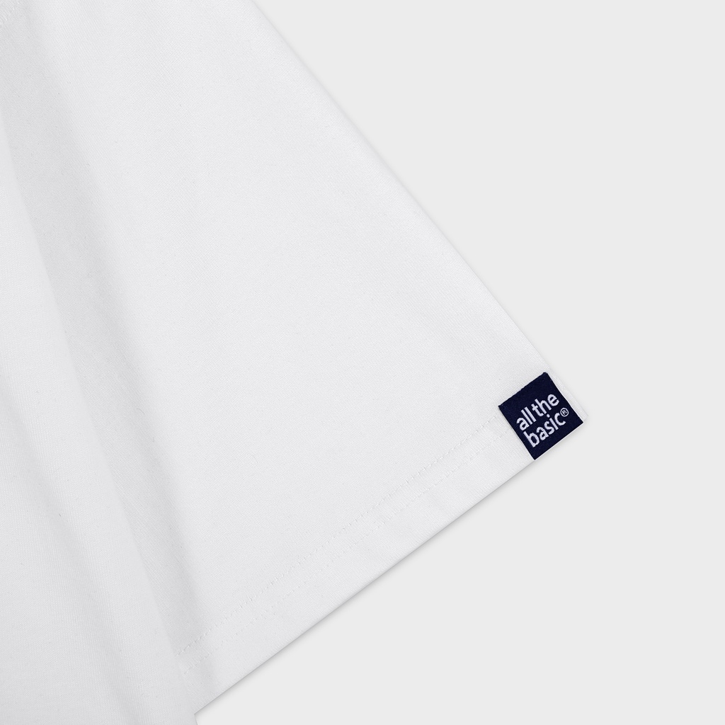 Áo thun 100% cotton form rộng All The Basic Super Classic Version - Minimal Collection - Trắng