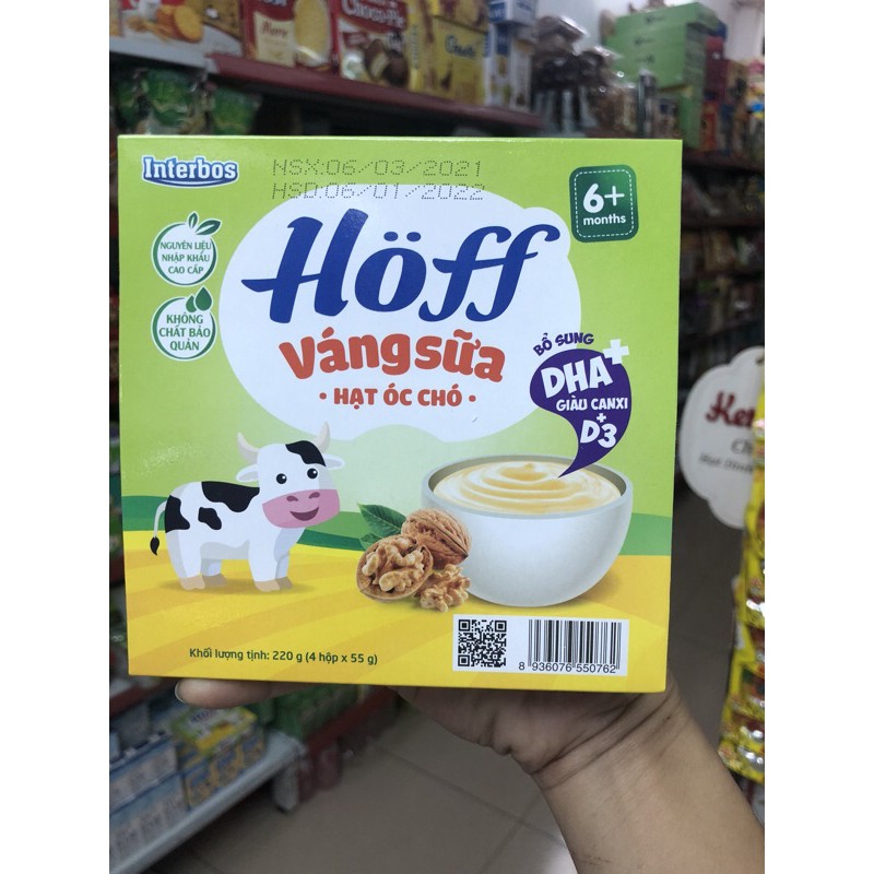 Váng sữa Hof - Lốc 4 hộp