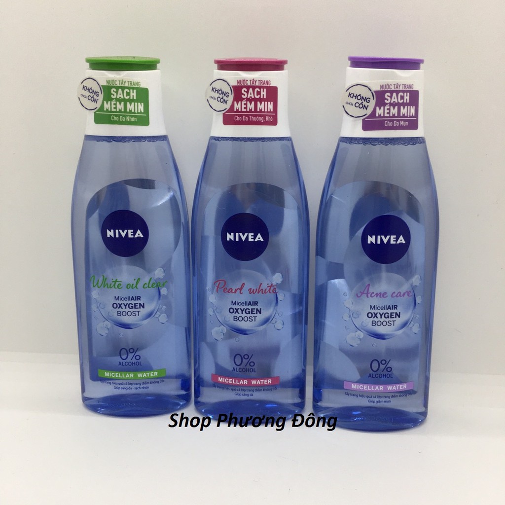 Nước tẩy trang Nivea không cồn