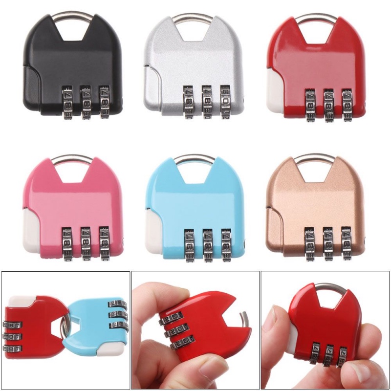 Ổ khóa mật khẩu mini 3 chữ số tiện lợi chất lượng cao