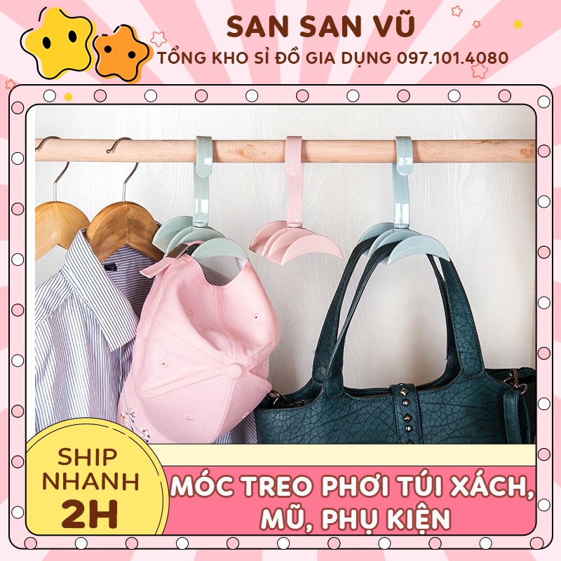Móc Treo Phơi Túi Xách - Thông Minh Chuyên Dụng - Kiểu 2 Làn