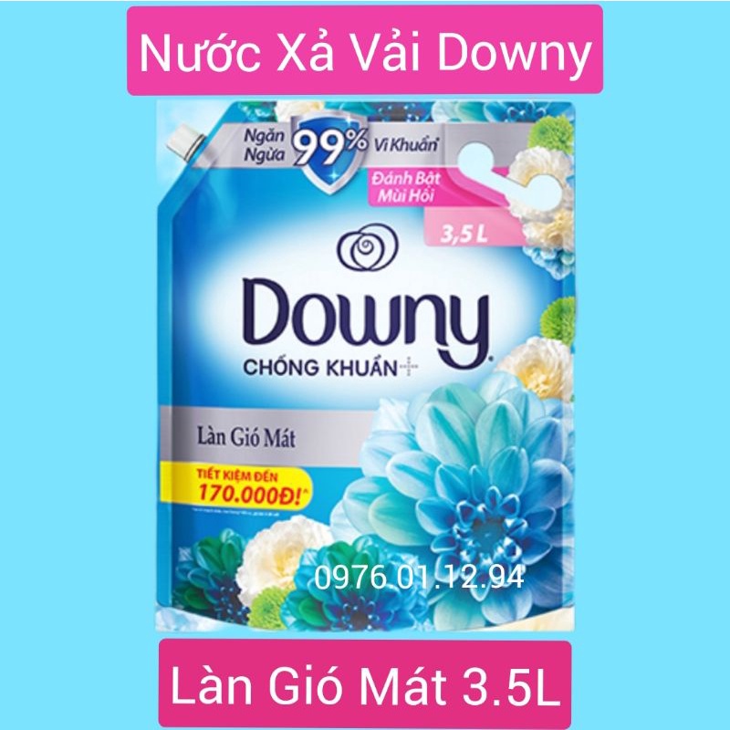 Nước xả vải Downy Làn Gió Mát 3.5L